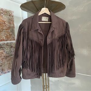 Free People Suede Fringe jacket - Small